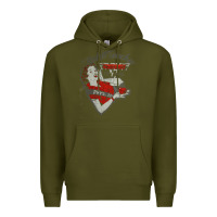 Army Green hot teacher halen Essential Premium Hoodie - PixelFlow