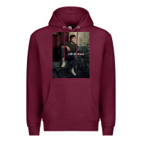 Burgundy Rob Thomas Premium Hoodie - PixelFlow