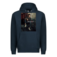 Navy Rob Thomas Premium Hoodie - PixelFlow