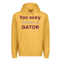 Mustard too sexy to be a gator Premium Hoodie - PixelFlow