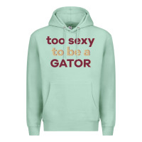 Seafoam too sexy to be a gator Premium Hoodie - PixelFlow