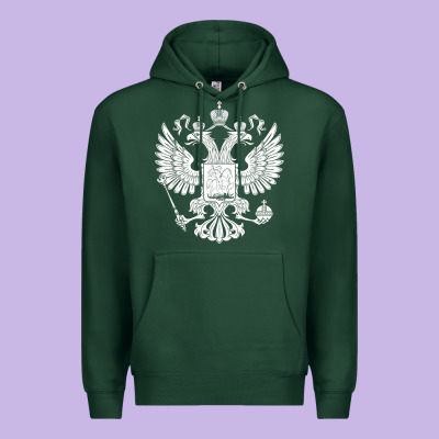 Russian Double Headed Eagle For A Russia Fan Gift T Shirt Premium Hoodie Designed By Pixelflow