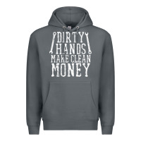 Rock dirty hands make clean money t shirt wrench mechanic gift Premium Hoodie - PixelFlow