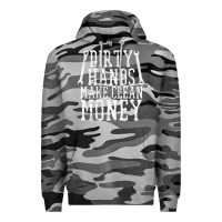 Slate Camo dirty hands make clean money t shirt wrench mechanic gift Premium Hoodie - PixelFlow