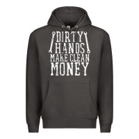 Smoke dirty hands make clean money t shirt wrench mechanic gift Premium Hoodie - PixelFlow