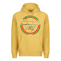 Antique Gold fiat 500   italy Premium Hoodie - PixelFlow