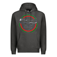 Charcoal Heather fiat 500   italy Premium Hoodie - PixelFlow