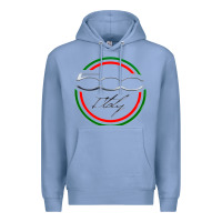 Colony Blue fiat 500   italy Premium Hoodie - PixelFlow