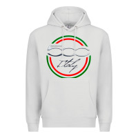 Dove Grey fiat 500   italy Premium Hoodie - PixelFlow
