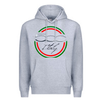 Heather Grey fiat 500   italy Premium Hoodie - PixelFlow