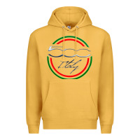 Mustard fiat 500   italy Premium Hoodie - PixelFlow