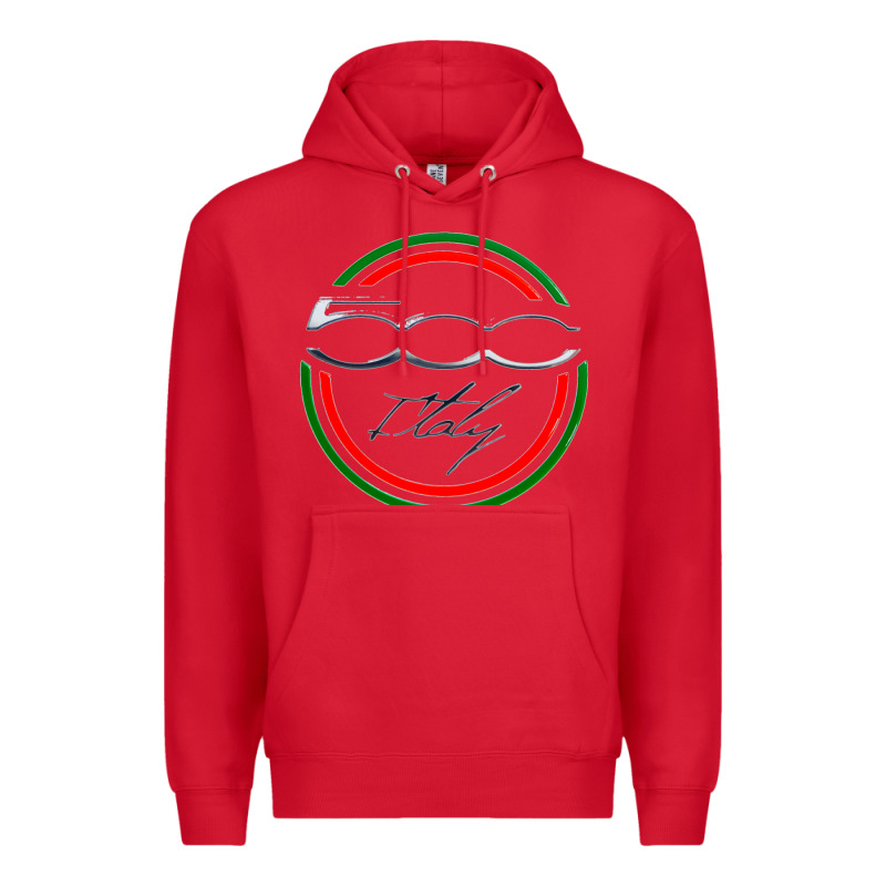 Fiat 500   Italy Premium Hoodie by PixelFlow | Teevron