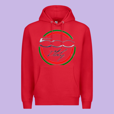 Fiat 500   Italy Premium Hoodie Designed By Pixelflow