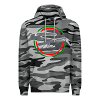 Slate Camo fiat 500   italy Premium Hoodie - PixelFlow