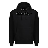 Black Chris Craft Boats Premium Hoodie - PixelFlow