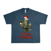 Midnight Navy merry christmas cactus Urban Heavy Tee - RanaPortraitStore