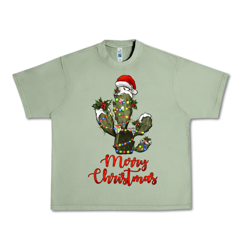 Merry Christmas Cactus Urban Heavy Tee by RanaPortraitStore | Teevron