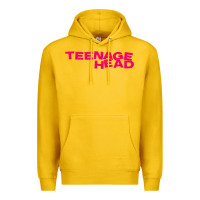 Lemon Teenage Head Print (Pink) Plain Premium Hoodie - PixelFlow