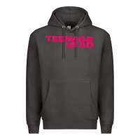 Smoke Teenage Head Print (Pink) Plain Premium Hoodie - PixelFlow