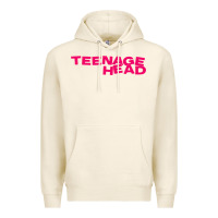 Tofu Teenage Head Print (Pink) Plain Premium Hoodie - PixelFlow