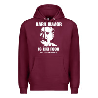 Burgundy dark humor is like food not everyone gets it, joseph stalin t shirt Premium Hoodie - PixelFlow