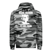 Slate Camo dark humor is like food not everyone gets it, joseph stalin t shirt Premium Hoodie - PixelFlow