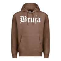 Chestnut womens bruja old english chola witchy v neck t shirt Premium Hoodie - PixelFlow