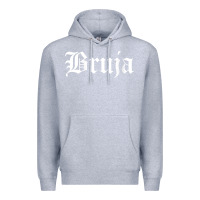 Heather Grey womens bruja old english chola witchy v neck t shirt Premium Hoodie - PixelFlow