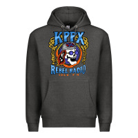 Charcoal Heather Kppx Rebel Radio Premium Hoodie - PixelFlow