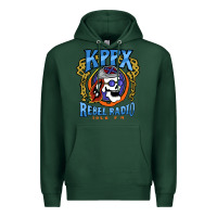 Sports Green Kppx Rebel Radio Premium Hoodie - PixelFlow