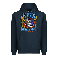 Navy Kppx Rebel Radio Premium Hoodie - PixelFlow