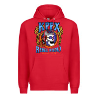 Red Kppx Rebel Radio Premium Hoodie - PixelFlow