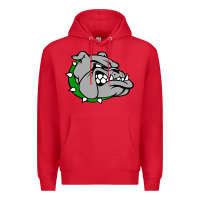 Red ashville high school, ashville bulldogs Premium Hoodie - PixelFlow