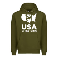 Army Green usa power united states Premium Hoodie - PixelFlow