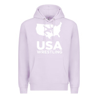 Lilac usa power united states Premium Hoodie - PixelFlow