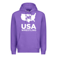 Purple usa power united states Premium Hoodie - PixelFlow