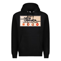 Black welcome to new granada! Premium Hoodie - PixelFlow