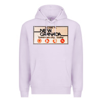 Lilac welcome to new granada! Premium Hoodie - PixelFlow