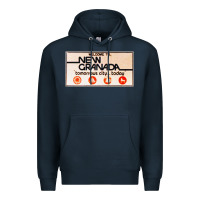 Navy welcome to new granada! Premium Hoodie - PixelFlow