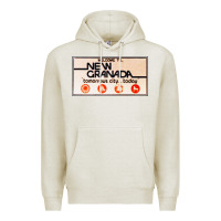 Oatmeal Heather welcome to new granada! Premium Hoodie - PixelFlow