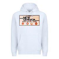 White welcome to new granada! Premium Hoodie - PixelFlow