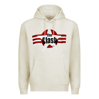 Oatmeal Heather Old Rock 1976 Clash Premium Hoodie - PixelFlow