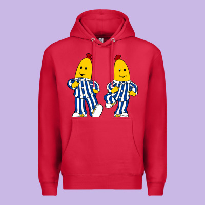 Bananas Double Premium Hoodie Designed By Pixelflow