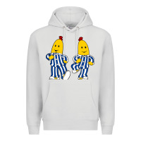 Dove Grey bananas double Premium Hoodie - PixelFlow