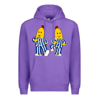 Purple bananas double Premium Hoodie - PixelFlow
