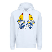 White bananas double Premium Hoodie - PixelFlow
