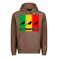 Chestnut THREE LITTLE BIRDS Premium Hoodie - PixelFlow