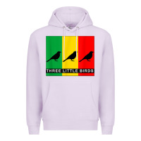Lilac THREE LITTLE BIRDS Premium Hoodie - PixelFlow