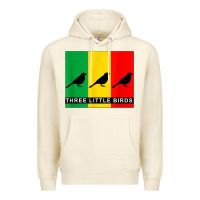 Sandshell THREE LITTLE BIRDS Premium Hoodie - PixelFlow