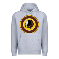 Heather Grey the indian red skins clasic Premium Hoodie - PixelFlow